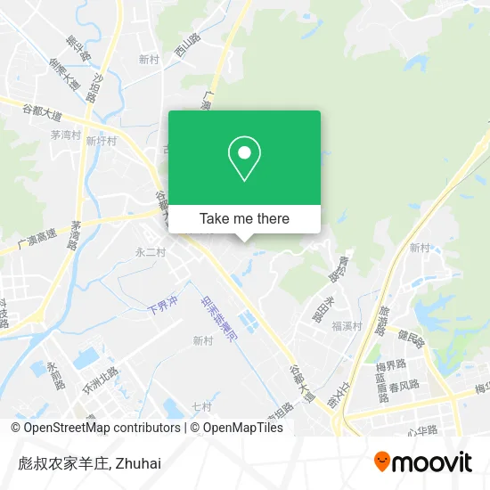 彪叔农家羊庄 map