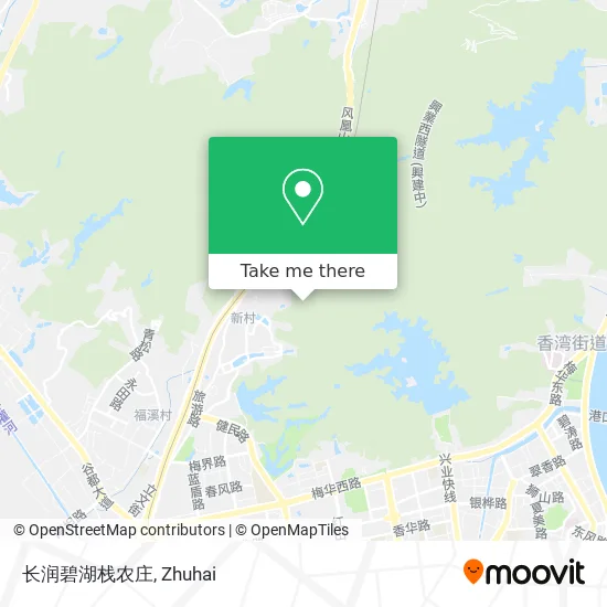 长润碧湖栈农庄 map