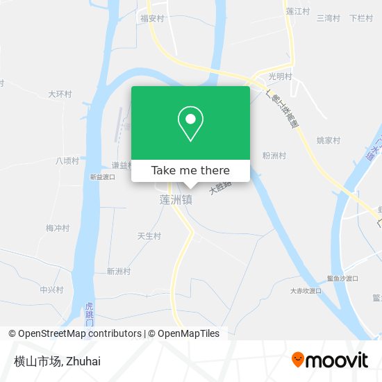 横山市场 map