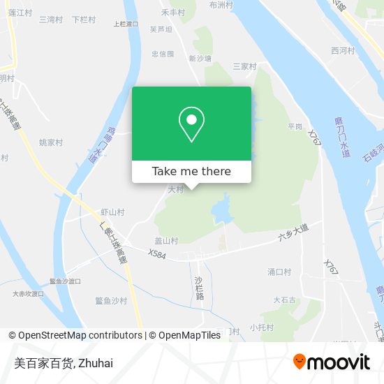美百家百货 map