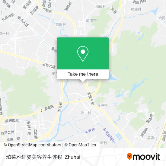 珀莱雅纤姿美容养生连锁 map
