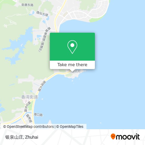 银泉山庄 map