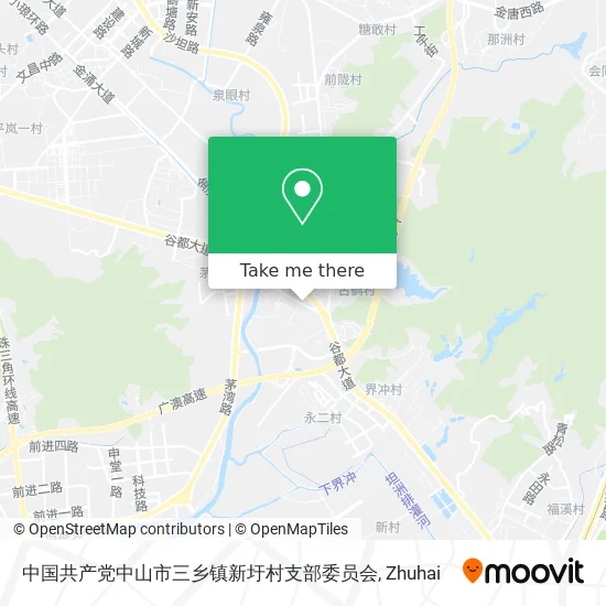 中国共产党中山市三乡镇新圩村支部委员会 map