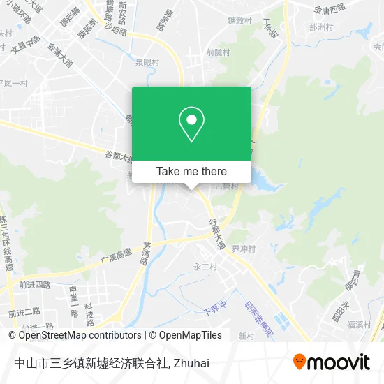 中山市三乡镇新墟经济联合社 map