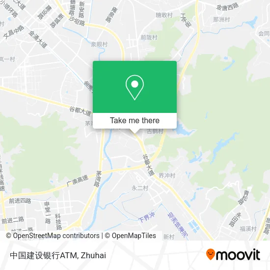中国建设银行ATM map