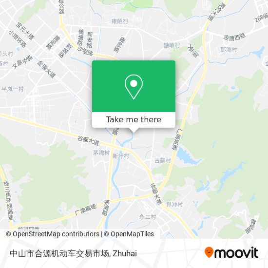 中山市合源机动车交易市场 map