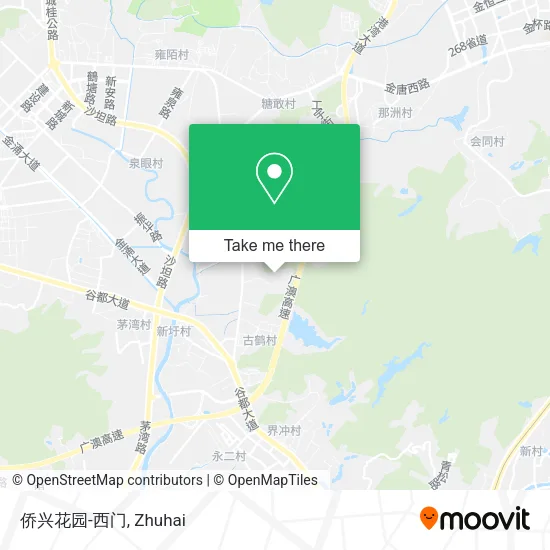 侨兴花园-西门 map