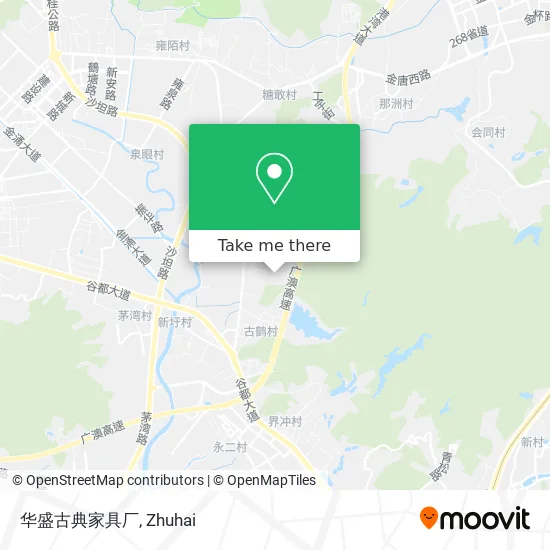 华盛古典家具厂 map