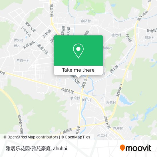 雅居乐花园-雅苑豪庭 map
