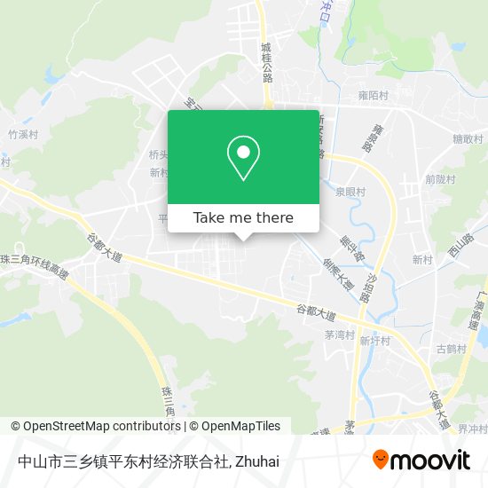 中山市三乡镇平东村经济联合社 map