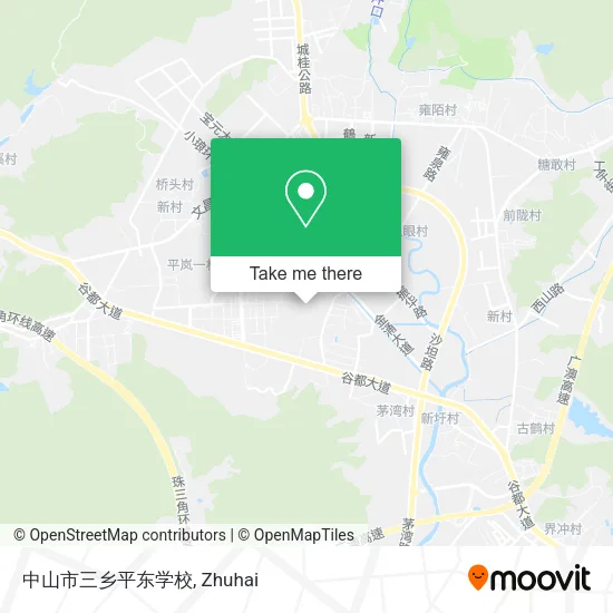 中山市三乡平东学校 map