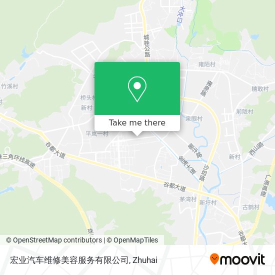宏业汽车维修美容服务有限公司 map