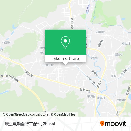 康达电动自行车配件 map