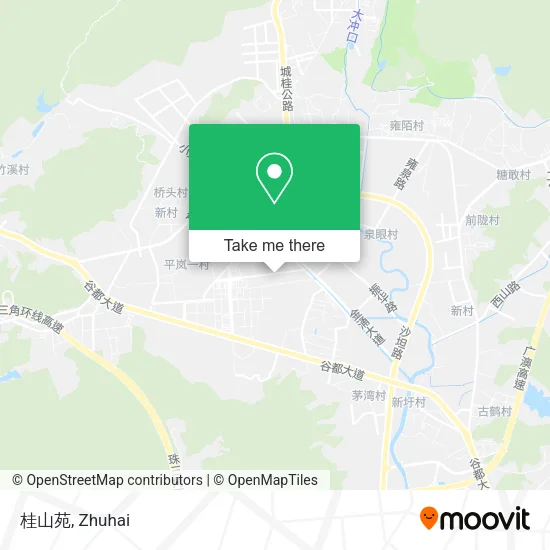 桂山苑 map