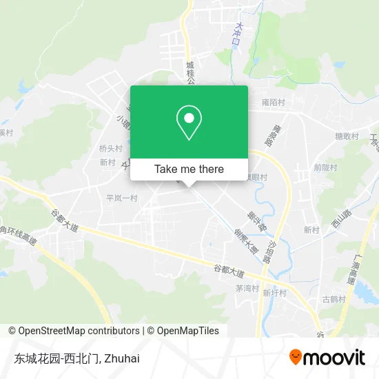 东城花园-西北门 map