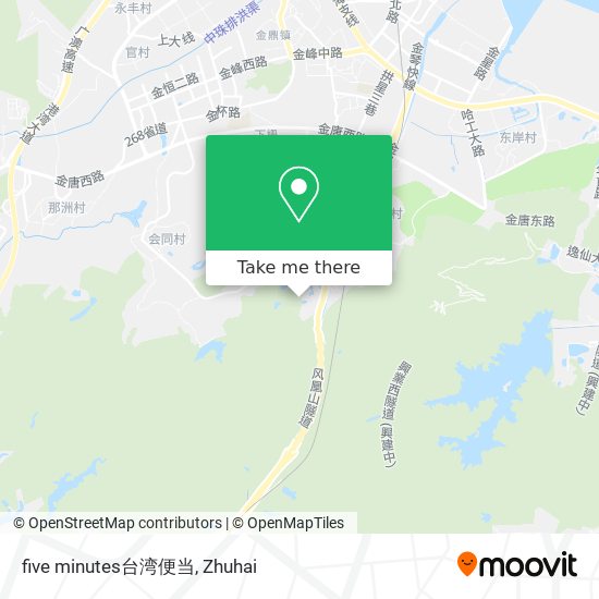 five minutes台湾便当 map