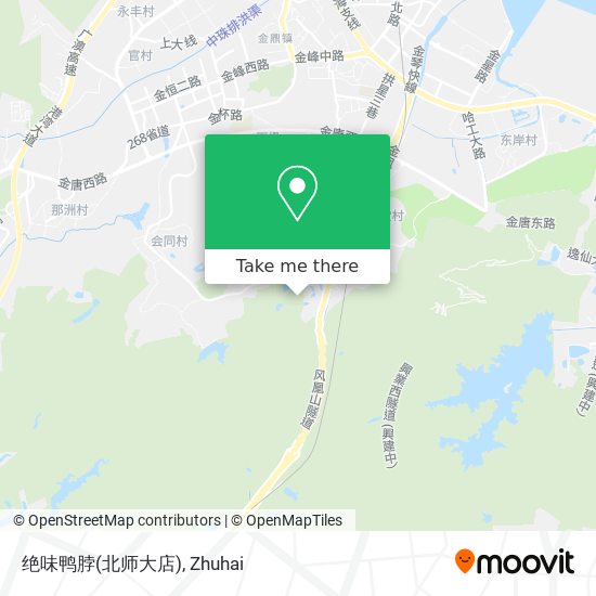 绝味鸭脖(北师大店) map