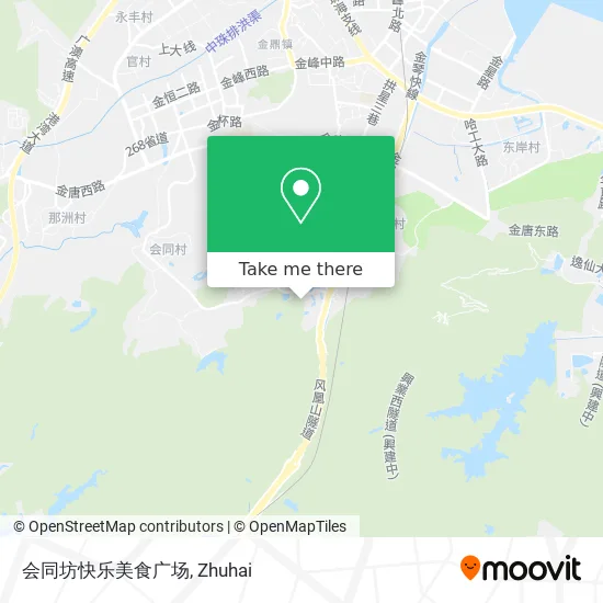 会同坊快乐美食广场 map