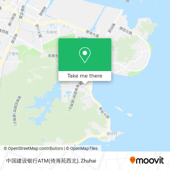 中国建设银行ATM(倚海苑西北) map