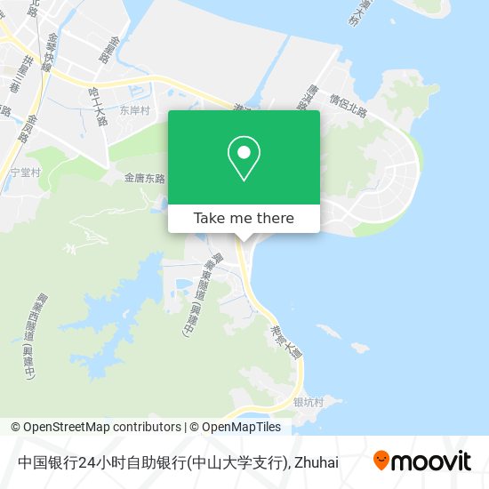 中国银行24小时自助银行(中山大学支行) map