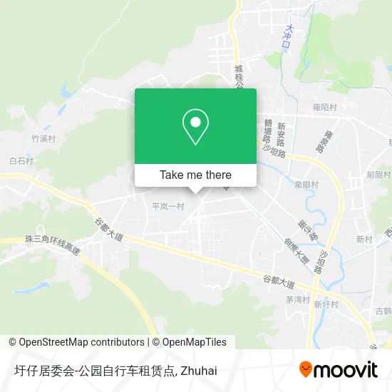 圩仔居委会-公园自行车租赁点 map