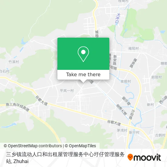 三乡镇流动人口和出租屋管理服务中心圩仔管理服务站 map