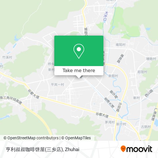 亨利叔叔咖啡饼屋(三乡店) map