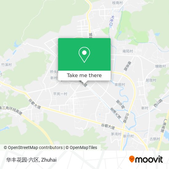 华丰花园-六区 map