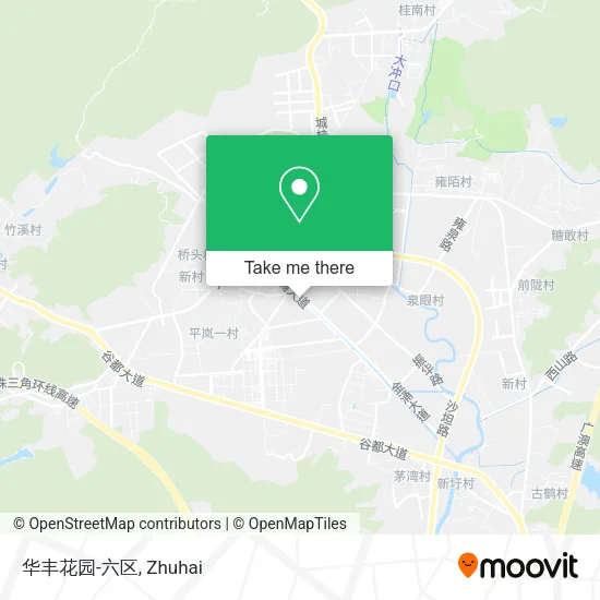 华丰花园-六区 map