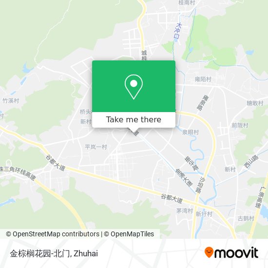 金棕榈花园-北门 map