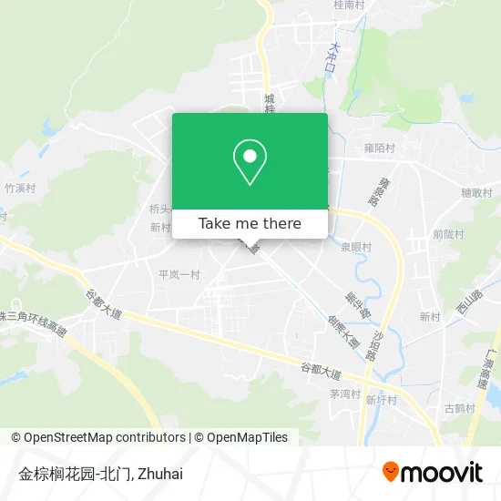 金棕榈花园-北门 map