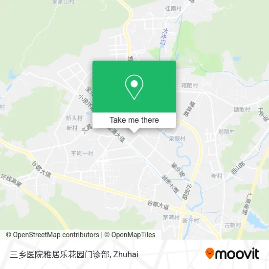 三乡医院雅居乐花园门诊部 map