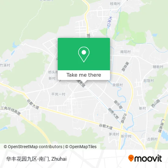 华丰花园九区-南门 map