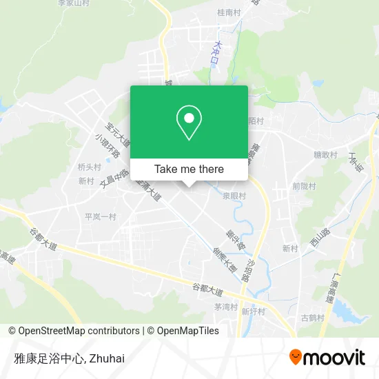 雅康足浴中心 map