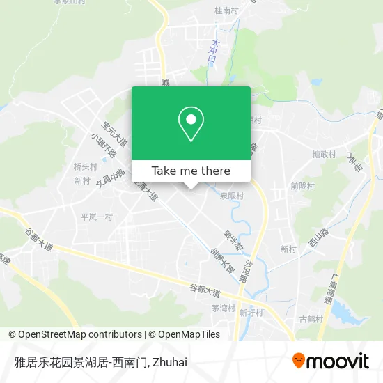 雅居乐花园景湖居-西南门 map