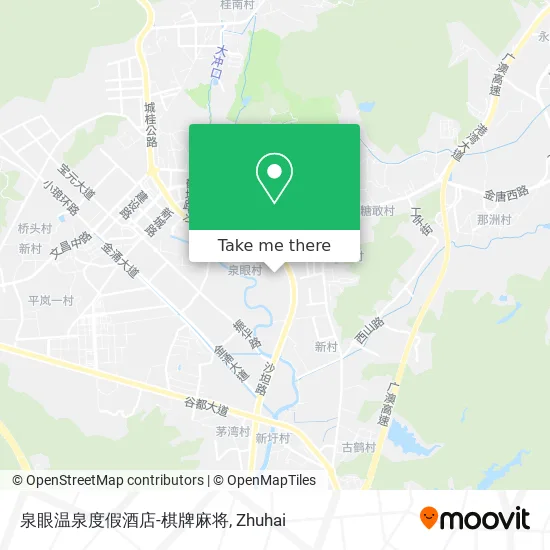 泉眼温泉度假酒店-棋牌麻将 map