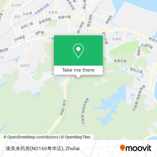 康美来药房(NO160粤华店) map