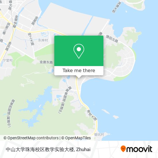 中山大学珠海校区教学实验大楼 map