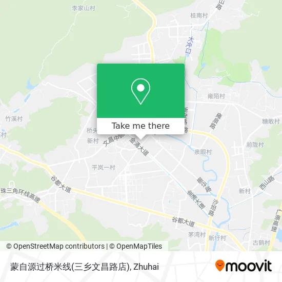 蒙自源过桥米线(三乡文昌路店) map