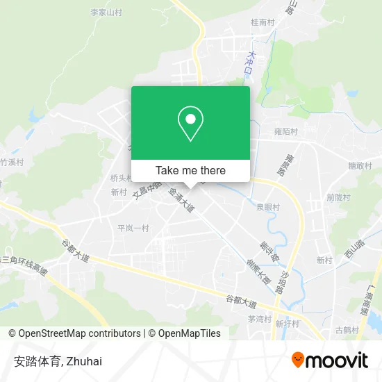 安踏体育 map