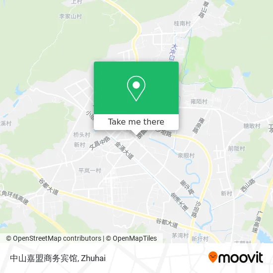 中山嘉盟商务宾馆 map