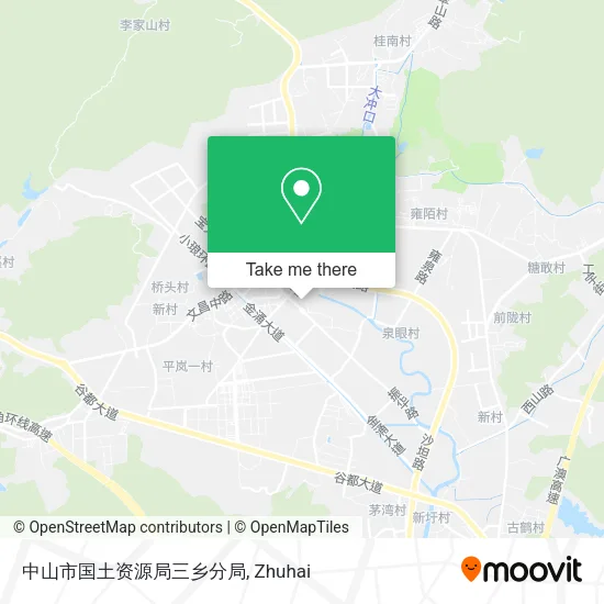 中山市国土资源局三乡分局 map