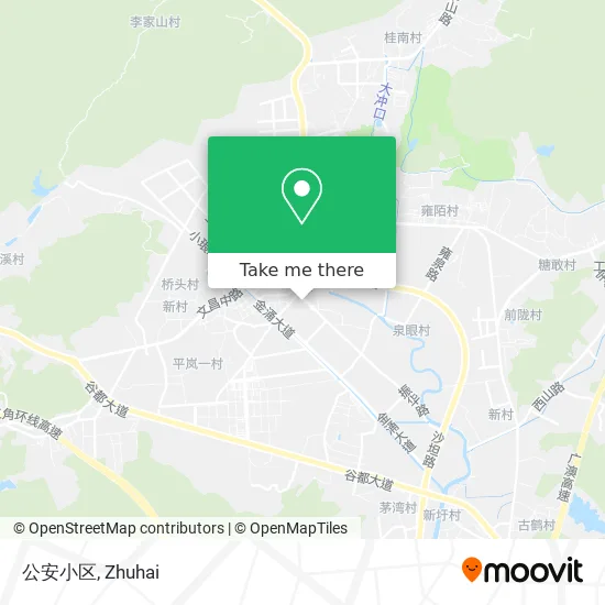公安小区 map