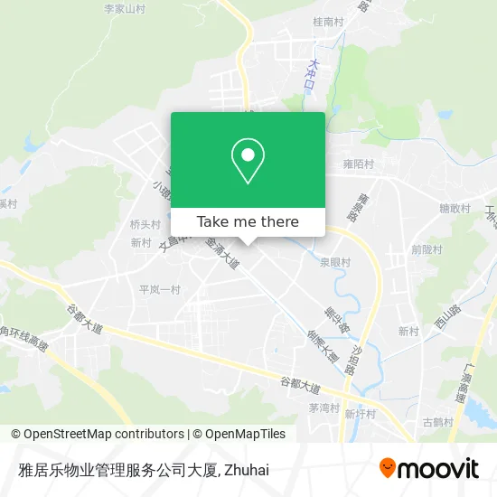 雅居乐物业管理服务公司大厦 map