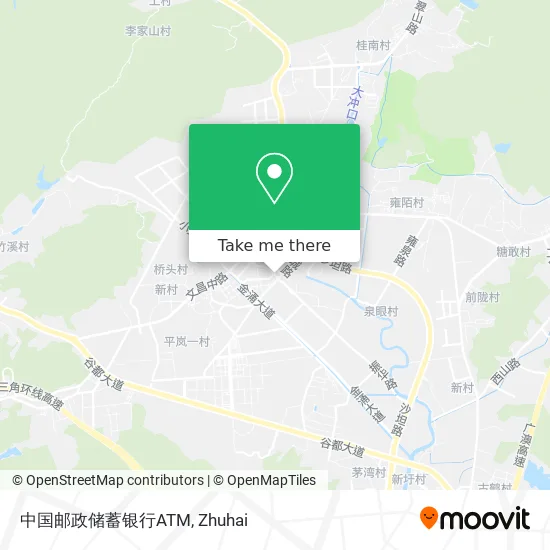 中国邮政储蓄银行ATM map