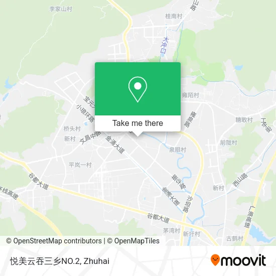 悦美云吞三乡NO.2 map