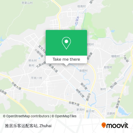 雅居乐客运配客站 map