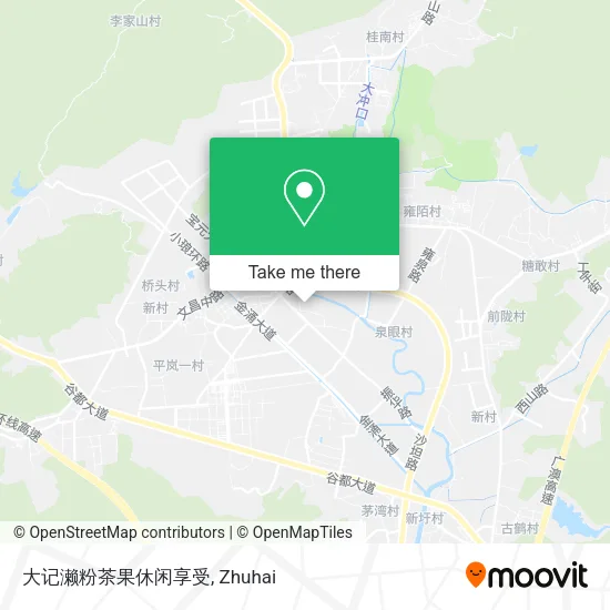 大记濑粉茶果休闲享受 map