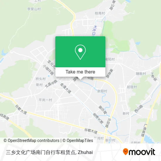 三乡文化广场南门自行车租赁点 map