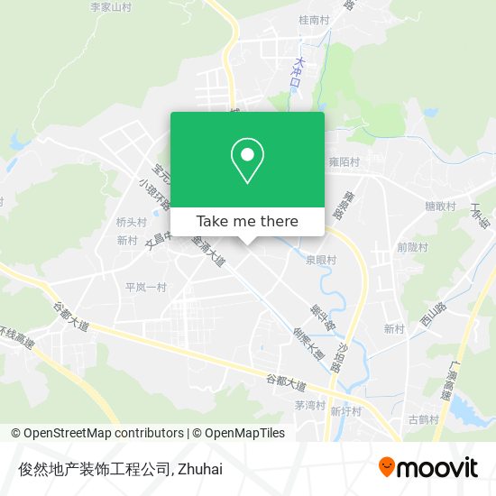 俊然地产装饰工程公司 map